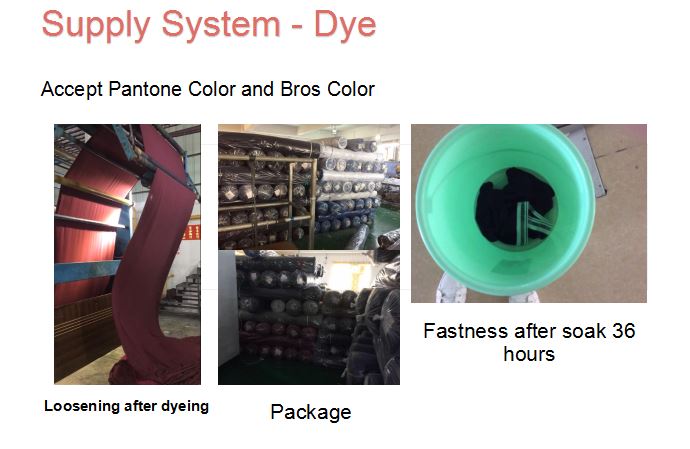 Supply System - Dye