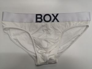 Hvide farver bomuld herre trusser med dit eget logo