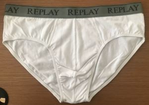 Hvid Farve Mænds Briefs
