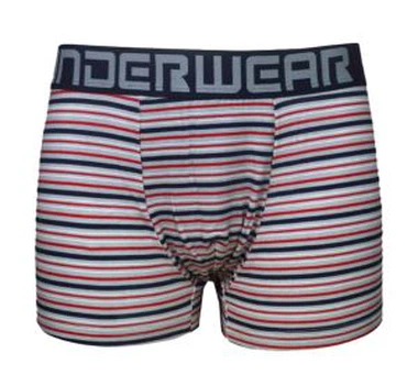 Ultra blød Modal Stripe Farvet herre-boksere med dit eget logo