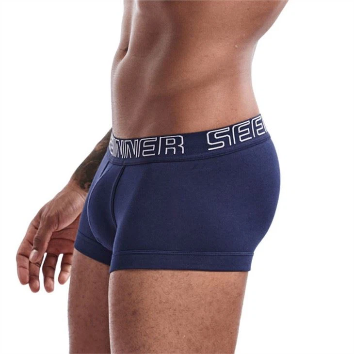 customized men's underwear manufacture seamless Briefs men's sexy classic short boxer